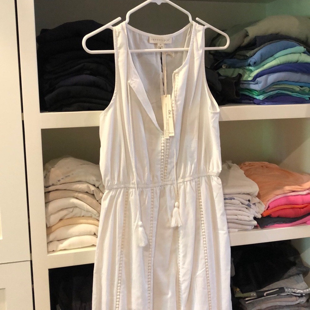 Long white dress